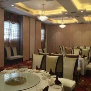 Aluminium Profile Hanging Office Sliding Room Dividers / Movable Partition Walls