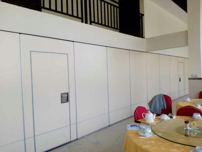 Aluminium Profile Hanging Office Sliding Room Dividers / Movable Partition Walls 0