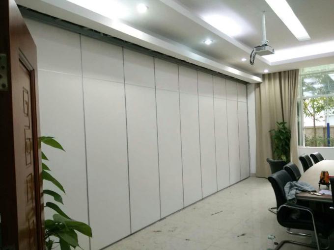 Aluminium Profile Hanging Office Sliding Room Dividers / Movable Partition Walls 1