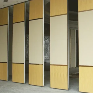 Aluminium Sliding Acoustic Room Dividers Office Removable Partitions For Conference Room