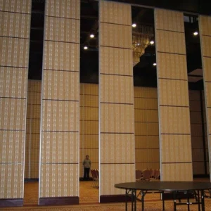Aluminium Sliding Partition Walls for Banquet Hall / Soundproof Wall Panels
