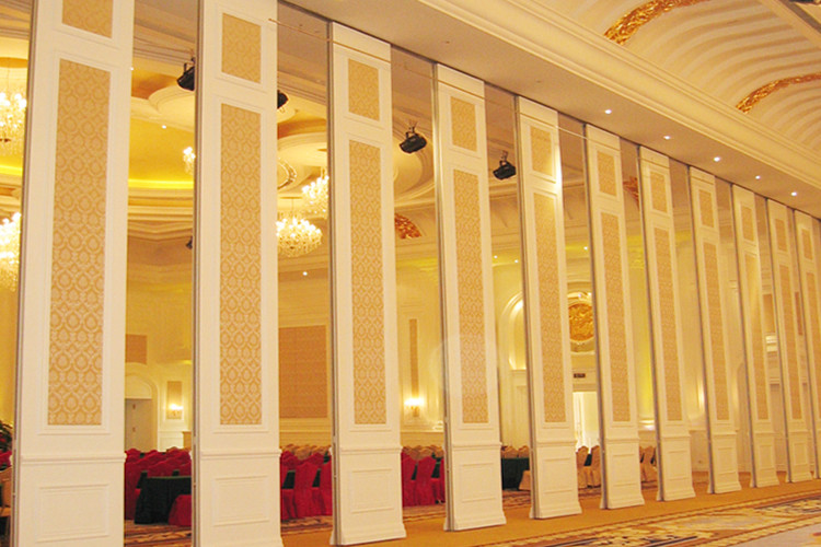 Aluminium Sliding Partition Walls for Banquet Hall / Soundproof Wall Panels