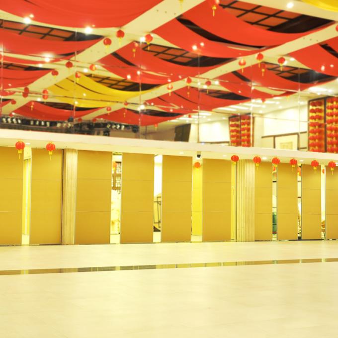 Aluminium Sliding Partition Walls Interior Decorative MDF Soundproof Wall Partition 0
