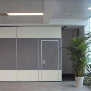 Aluminium Track Floor to Ceiling Sliding Partition Wall / Acoustic Room Dividers