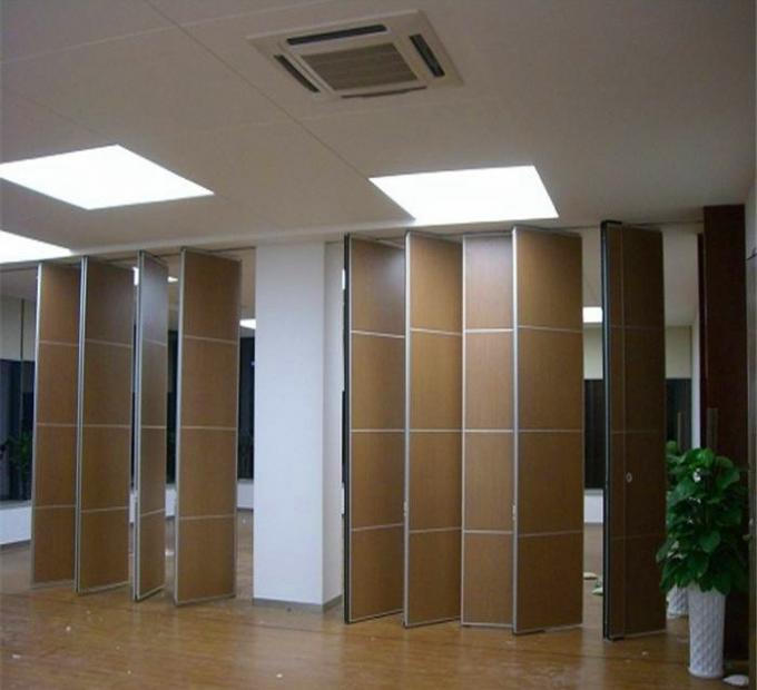 Aluminium Track Floor to Ceiling Sliding Partition Wall / Acoustic Room Dividers 0