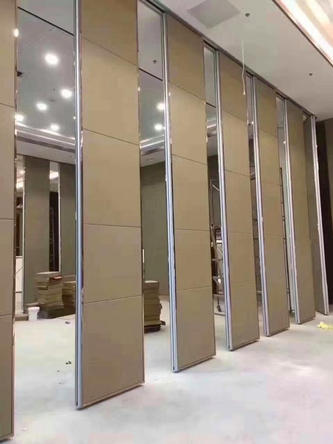 Aluminium Track Roller Melamine Movable Partition Walls For Conference Room 0