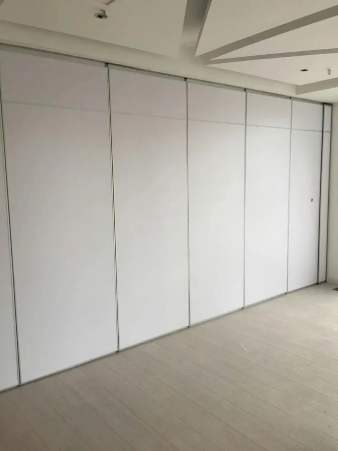 Aluminium Track Wheel Portable Wood Sliding Wall Panels For Exhibition Room 0