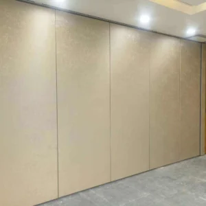 Aluminum Acoustic Movable Partition Walls / Function Room Sliding Folding Partition