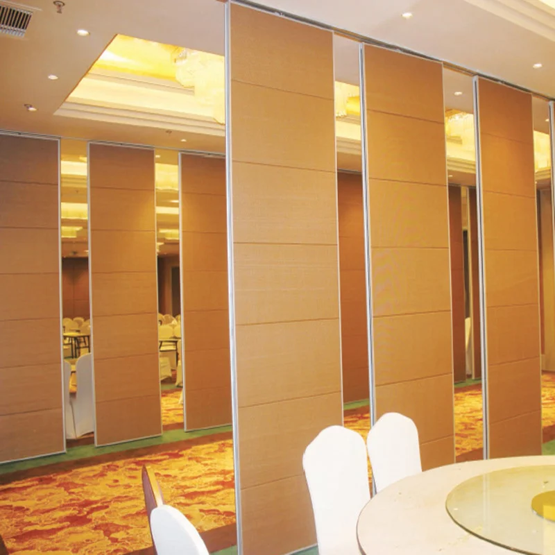 Aluminum Acoustic Office Hotel Soundproof Design Aluminum Movable Partition Wall