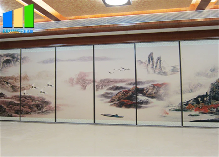 Aluminum Alloy Frame Sound Proofing Folding Partition Walls For Studio