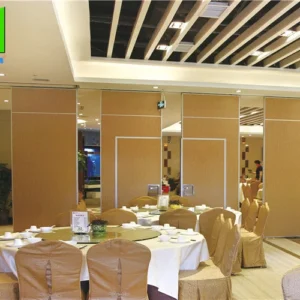 Aluminum Alloy Frame Sound Proofing Folding Partition Walls For Studio