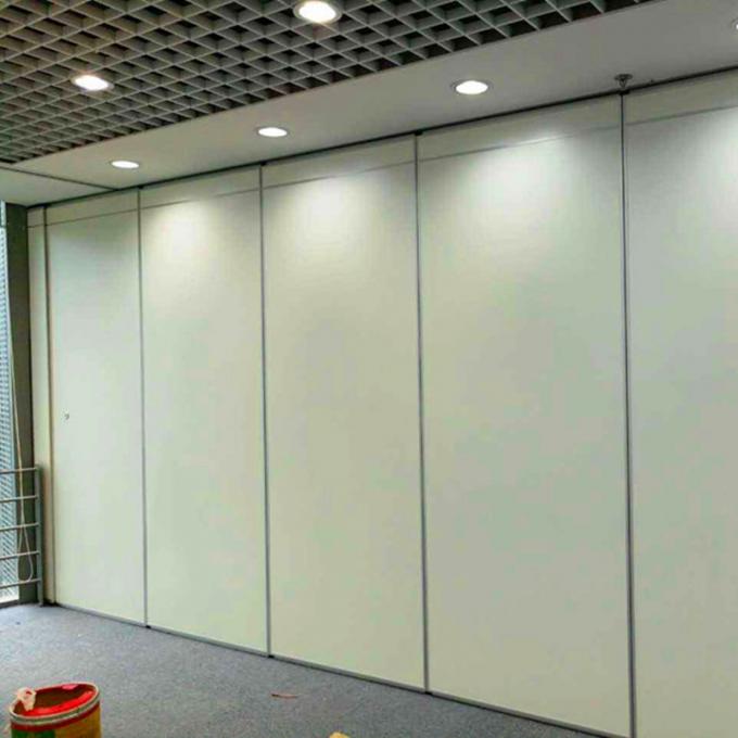 Aluminum Automatic Sliding Conference Room Mobile Doors Partition Wall 0