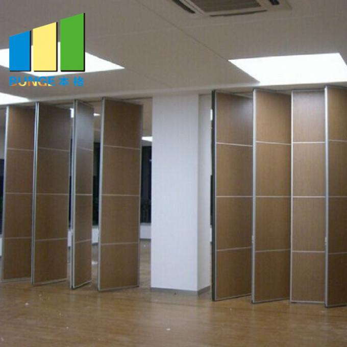 Aluminum Bi - Fold Door Banquet Hall Movable Partition Walls Multi - Purpose Hall Sound Proof Operable Partition Wall 0