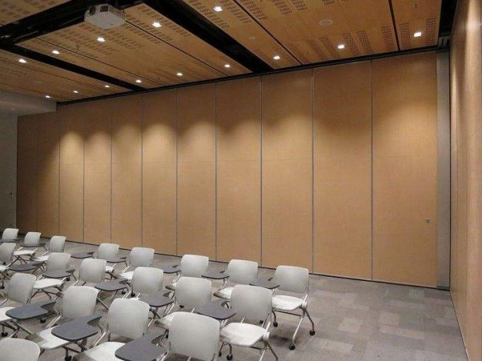 Aluminum Fire Resistant Acoustic Movable Partition Sliding Door For Hotel 0