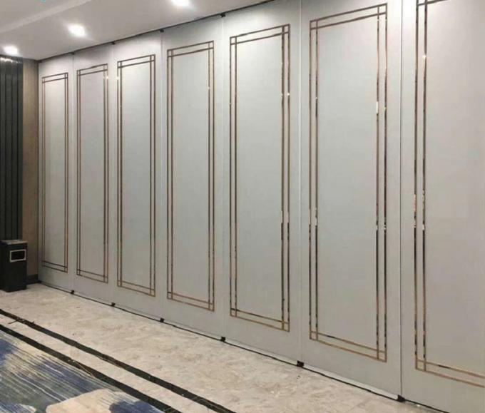 Aluminum Fire Resistant Movable Sliding Partition Walls For Meeting Room 0