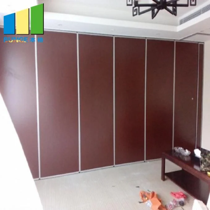 Aluminum Folding Moveable Door Acoustic Partition Walls For Conference Hall 0