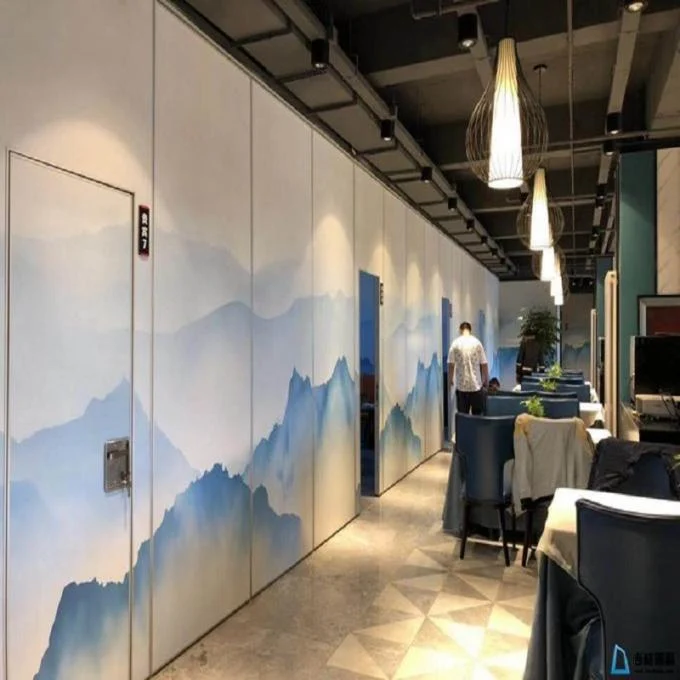 Aluminum Frame Acoustic Moveable Foldable Sound Proof Partition Walls 0