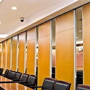 Aluminum Frame Acoustic Partition Wall For Meeting Room ISO9001