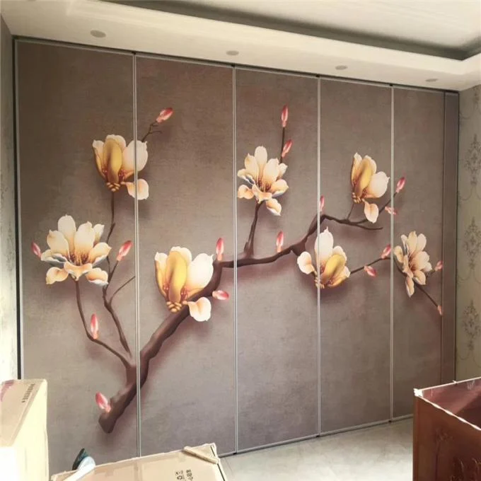 Aluminum Frame Color Custormized Melamine Sliding Hanging Acoustic Folding Partition Wall 1