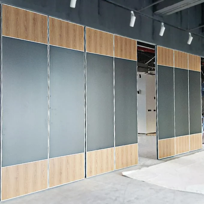 Aluminum Frame Conference Room Sliding Partition Walls / Movable Sound Proof Partitions 0