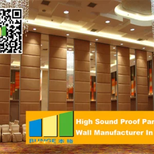 Aluminum Frame Customized portable wall partitions Free Standing For Meeting Room