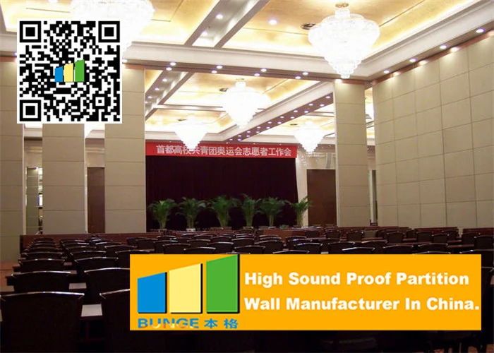 Aluminum Frame Customized portable wall partitions Free Standing For Meeting Room