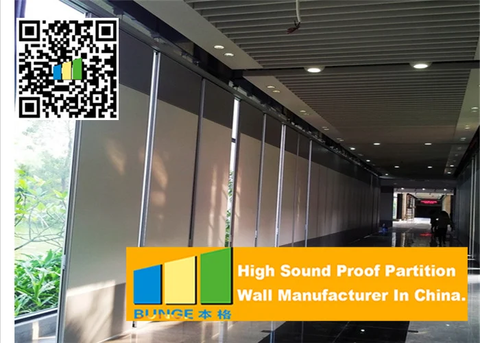 Aluminum Frame Customized portable wall partitions Free Standing For Meeting Room