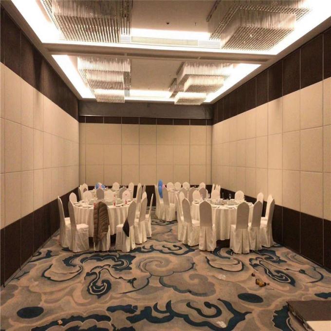 Aluminum Frame Fabric Acoustic System Davao Foldable Sliding Partition For Meeting Room 0