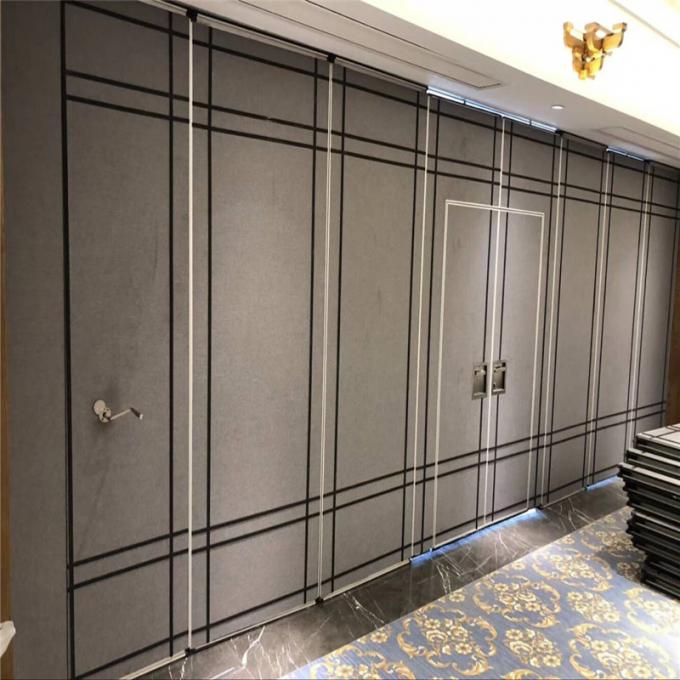 Aluminum Frame Fabric Acoustic System Davao Foldable Sliding Partition For Meeting Room 1