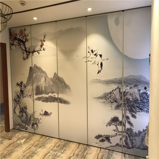 Aluminum Frame Fabric Acoustic System Davao Foldable Sliding Partition For Meeting Room 1