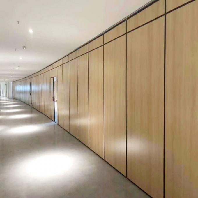 Aluminum Frame Foldable Acoustic Sliding Partitions Wall For Multi - Fountion Hall 2