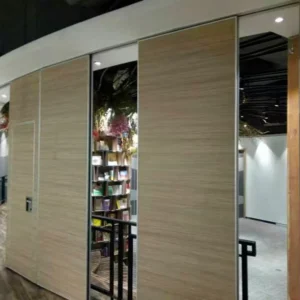 Aluminum Frame Foldable Partition Wall Single Or Two Point Track System