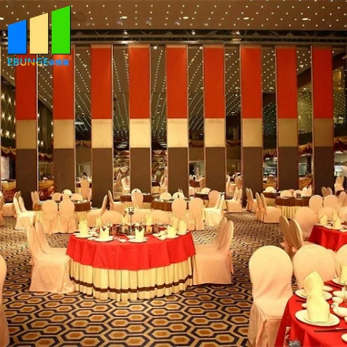 Aluminum Frame Folding Office Chair Systems Decorative Partition Wall For Multi - Function Hall 7