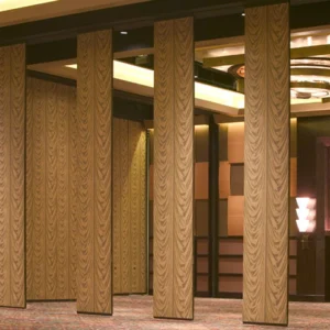 Aluminum Frame Folding Panel Movable Partition Walls / Sliding Wall Panels