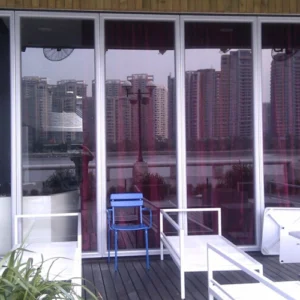 Aluminum Frame Glass Partition Wall Sliding Partition Suspended