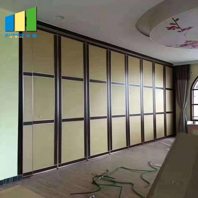 Aluminum Frame Hotel Movable Sound Proof Partition Walls For Banquet Hall 1