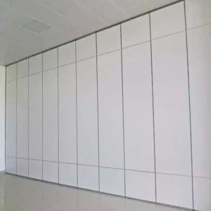 Aluminum Frame Leather Finish Movable Partition Walls Max Height 18000mm