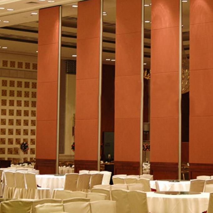 Aluminum Frame Movable Partition Walls For Hotel Max 4 Meter Height ODM OEM 0