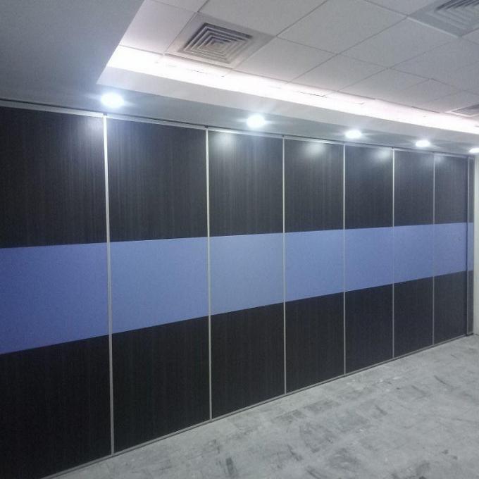 Aluminum Frame Movable Partition Walls With Grill Glass Design 0