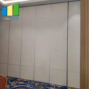 Aluminum Frame Sliding Door Partition Movable Sound Proof Partitions Wall For Restaurant