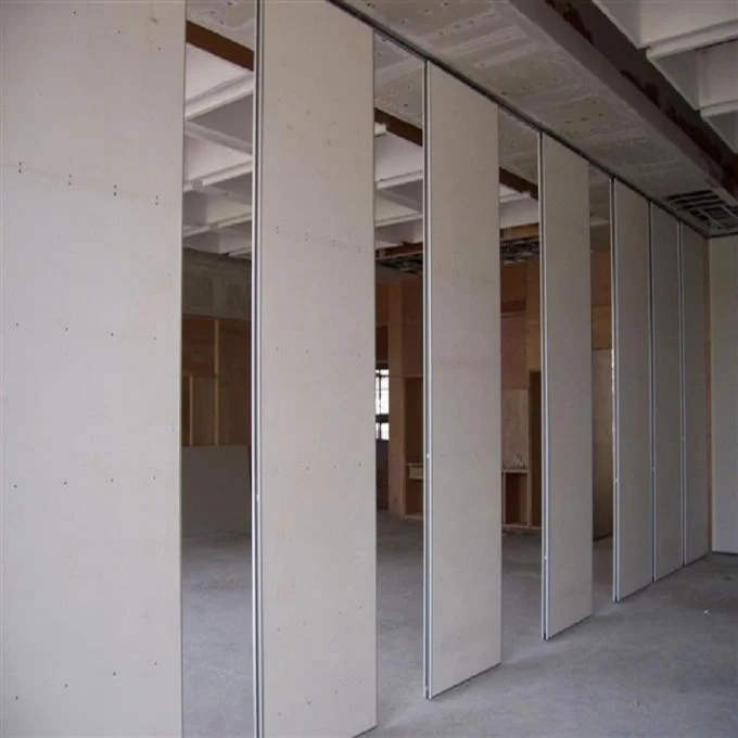 Aluminum Frame Sliding Movable Doors Folding Partition Walls For Office 2