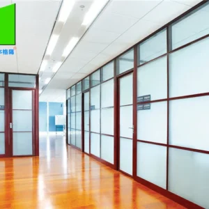 Aluminum Frame Soundproof Glass Partition Full Height Office Wall Divider