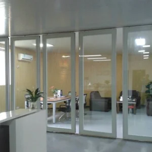 Aluminum Frameless Movable Office Partition Wall / Glass Wall Dividers