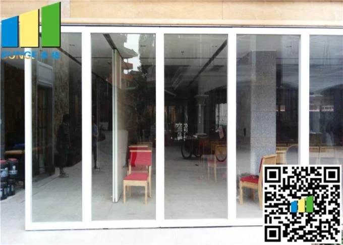 Aluminum Frameless Operable Sliding Glass Partition Wall 12mm Thickness 2