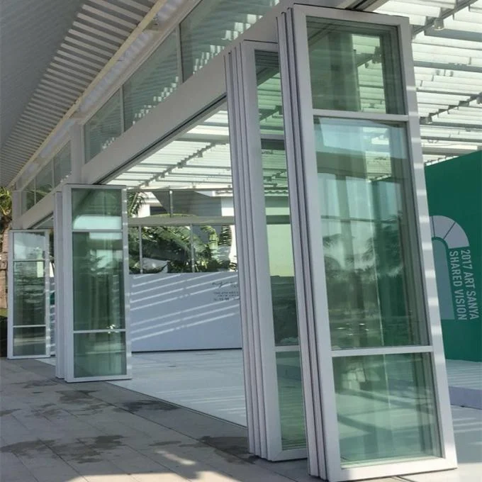 Aluminum Glass Folding Partition Walls Removing Sliding Glass Door 1