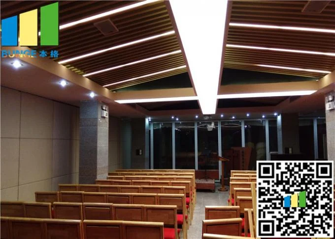 Aluminum High Partition Acoustic Soundproof Multilayer Structure Sliding Room Dividers 0