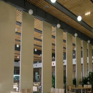 Aluminum Living Room Design Details Materials Movable Doors Partition Wall