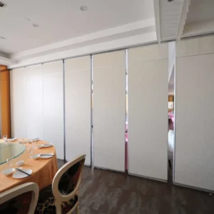 Aluminum Sound Proofing Folding Partition Walls , Movable Sliding Office Doors