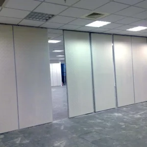 Aluminum Sound Proofing Folding Partition Walls , Movable Sliding Office Doors