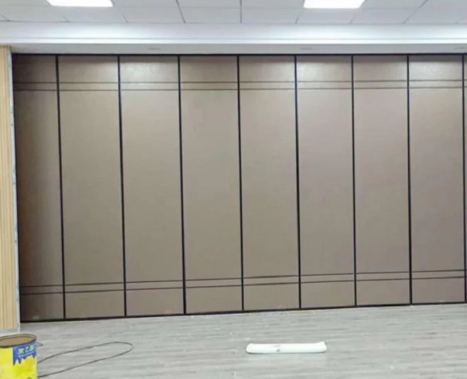 American Style Sliding Operable Acoustic Partition Wall Max Height 4 Meters 2